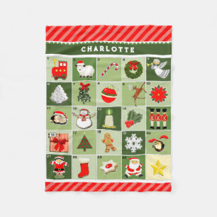 Cobertor De Velo Calendário Avançado Personalizado