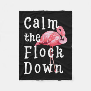 Cobertor De Velo Calma, Flamingo Girl Funny Flamingo