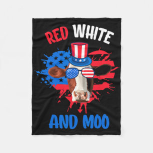 Cobertor De Velo Camarão Vermelho Branco E Maçã Patriótica Farmer 4