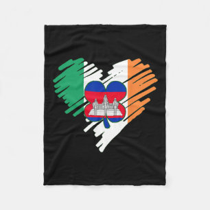 Cobertor De Velo Camboja: Orgulho das Ruas de Bandeira do Camboja