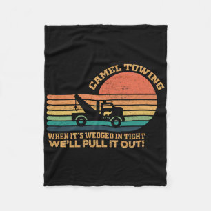 Cobertor De Velo Camel Trazendo Humor Retro Adulto Dizendo Hallow E