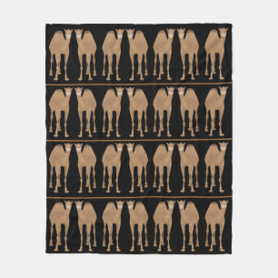 Cobertor De Velo Camels Fleece Blanket