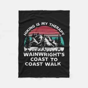 Cobertor De Velo Caminhada pela costa de Mens wainwright é terapia