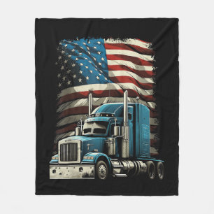 Cobertor De Velo Caminhante Bandeira Americana Para A Unidade De Ca