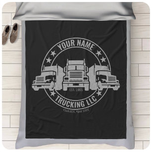 Cobertor De Velo Caminhoneiro Personalizado - Caminhão-Caminhão-Sem