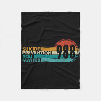 Cobertor De Velo Camisa 988 Prevenção ao Suicídio Linha de Vida 988