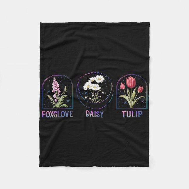 Cobertor De Velo Camisa Anti Trump Floral Sutil Flores Dedaleira Da (Frente)