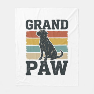 Cobertor De Velo Camisa Avô Cachorro Vintage Pata Grande Design_1