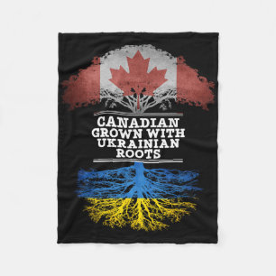 Cobertor De Velo Camisa Canadense Crescido Com Raízes Ucranianas