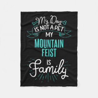 Cobertor De Velo Camisa Cute Mountain Feist Presente Família Cachor