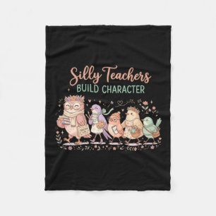 Cobertor De Velo Camisa da Equipe de Professores de Pássaros Fofos