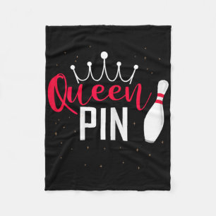 Cobertor De Velo Camisa da Rainha Pin Bowl League Para Bowling