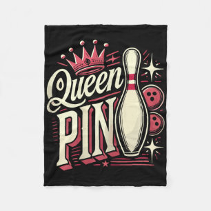 Cobertor De Velo Camisa da Rainha Pin Bowlder Liga de Boliche Para