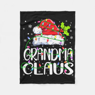 Cobertor De Velo Camisa da Vovó Papai Noel Luzes de Natal Família d