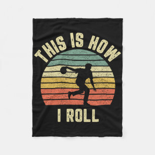 Cobertor De Velo Camisa De boliche É Assim Que Eu Rolo A Design