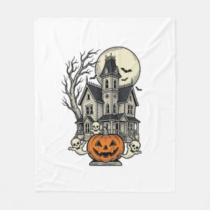 Cobertor De Velo Camisa de Casa Assombrada Gravura Vintage Hallowee