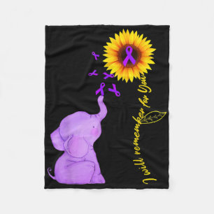 Cobertor De Velo Camisa de Conscientização Sunflower Heimerheimer E