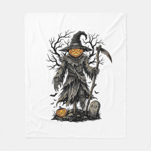 Cobertor De Velo Camisa de Espantalho de Abóbora de Halloween Vinta
