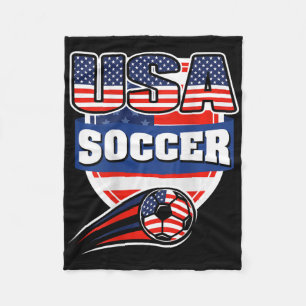 Cobertor De Velo Camisa de Fãs de Futebol da América Orgulhosa - Ba