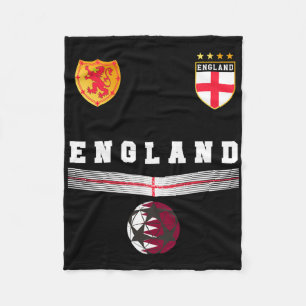 Cobertor De Velo Camisa de Fãs de Futebol da Inglaterra Bandeira In