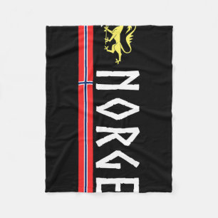 Cobertor De Velo Camisa de Futebol Norge Bandeira da Noruega Norueg