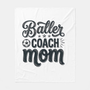 Cobertor De Velo Camisa de Futebol Vintage para Mãe de Treinador de