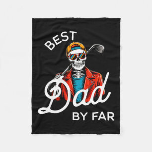 Cobertor De Velo Camisa de golfe engraçada Pai pelo par papai