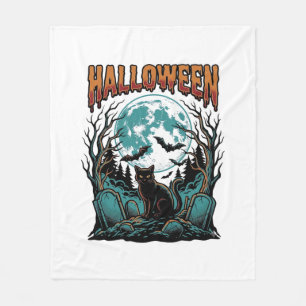 Cobertor De Velo Camisa de Gravura Vintage Cemitério de Gatos de Ha
