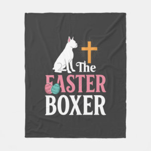 Cobertor De Velo Camisa de Gravura Vintage de Cachorro Boxer de Pás