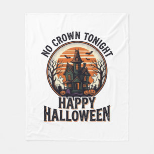 Cobertor De Velo Camisa de Halloween Assombrada Com Arte da Mansão