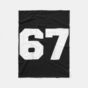 Cobertor De Velo Camisa de jogador de esportes número 67 Fã Ck Prin