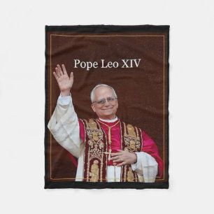 Cobertor De Velo Camisa de Leo Xiv do Papa deus abençoe