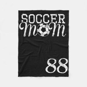 Cobertor De Velo Camisa de Mãe de Futebol Número 88 Jogador Favorit