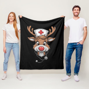 Cobertor De Velo Camisa de Natal para Enfermeiros Luvas de Borracha