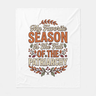 Cobertor De Velo Camisa de Outono Feminista Vintage Cair Patriarcad