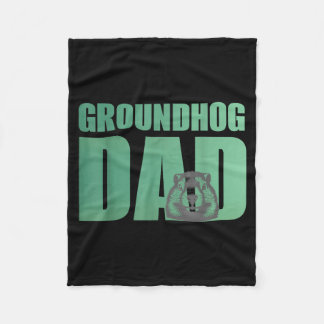 Cobertor De Velo Camisa de Pai do Groundhog Amante do Groundhog Gro