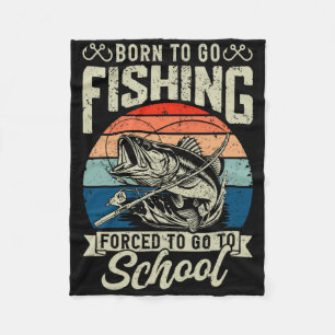 Cobertor De Velo Camisa de pesca para meninos adolescentes forçados
