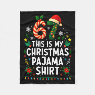 Cobertor De Velo Camisa de pijama de Natal 67 6 7 Meme engraçado pa