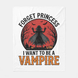 Cobertor De Velo Camisa de Princesa Vampira Assustadora Retro Desi