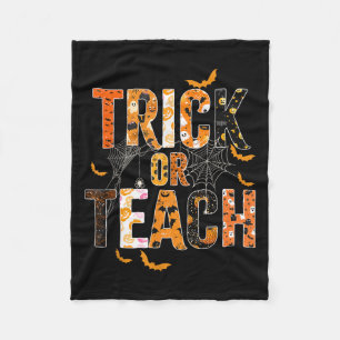 Cobertor De Velo Camisa De Professores De Dias de as Bruxas engraça