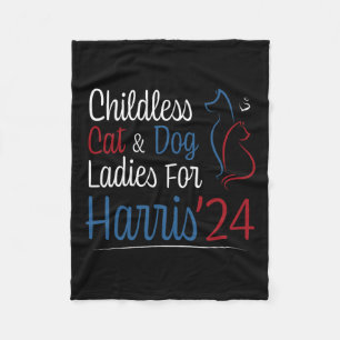 Cobertor De Velo Camisa De Senhora De Cachorro Para Kamala Harris 2