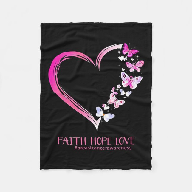 Cobertor De Velo Camisa de Sensibilização do cancer1 (Frente)