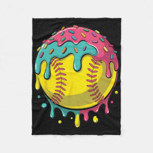 Cobertor De Velo Camisa de Softbol Meninas Adolescentes Coisas de S