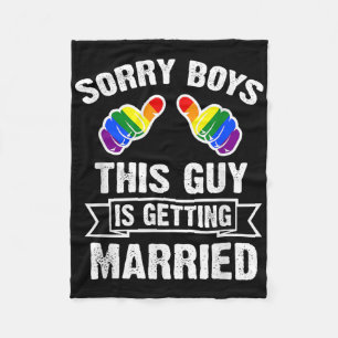 Cobertor De Velo Camisa de Solteirão Festa Lgbt Orgulho Gay Noivo N