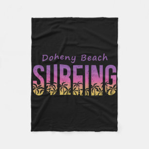 Cobertor De Velo Camisa de Surf Doheny State Beach, Retro Califórni