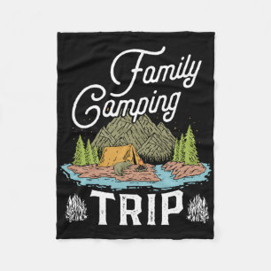 Cobertor De Velo Camisa de viagem de acampamento familiar combinand