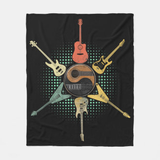 Cobertor De Velo Camisa De Violão. Estilo Retroativo, Presente Para