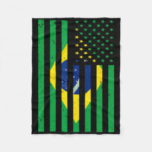 Cobertor De Velo Camisa do Brasil Brasil Futebol EUA Bandeira da Am