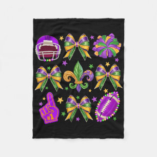 Cobertor De Velo Camisa do Mardi Gras com Laço Sedutor Mardi Gras N