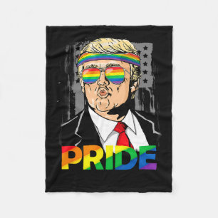 Cobertor De Velo Camisa do Orgulho Mês Trump Gay Biual Lésbica